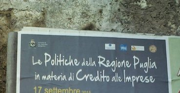 Politiche della Regione Puglia in materia di Credito alle Imprese