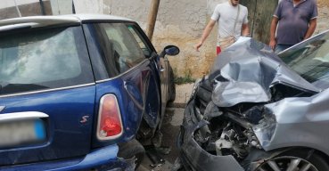 Brutto incidente in via Marconi, un ferito