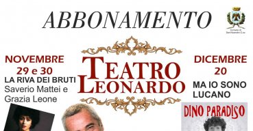 Al via la stagione teatrale del Teatro Leonardo