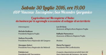 Dibattito su “L'agricoltura nel Mezzogiorno d'Italia"