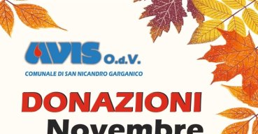 Avis si dona oggi, 30 novembre