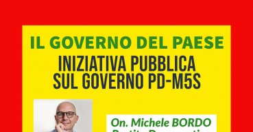 Il PD organizza un iniziativa pubblica sul governo assieme al M5S