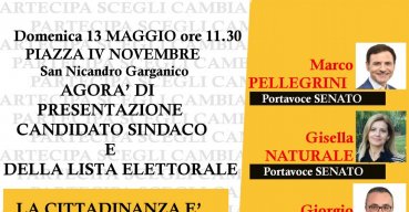 Elezioni amministrative, il M5S in piazza per la presentazione