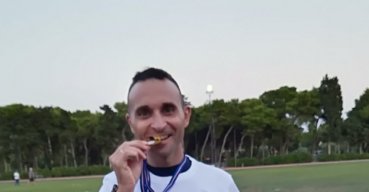 Felice Dell'Aquila vincitore del titolo Regionale Master