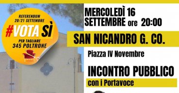 M5S, incontro pubblico con i portavoce Naturale e Giuliano