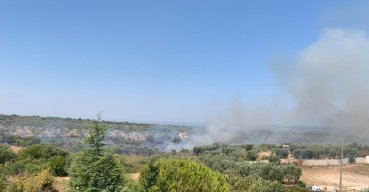 Grosso incendio in località Pilarossa