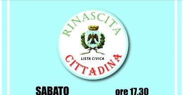 Pubblico comizio di "Rinascita cittadina"