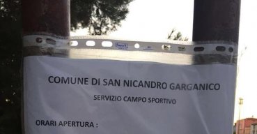 Nuovi orari di apertura al Campo Sportivo