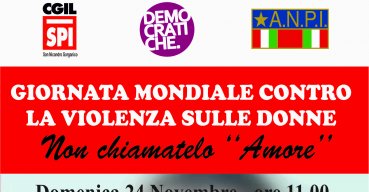 Lo Spi-Cgil presenta: "Non Chiamatelo Amore"