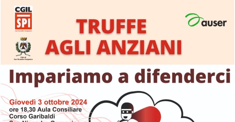 Truffe agli anziani, impariamo a difenderci