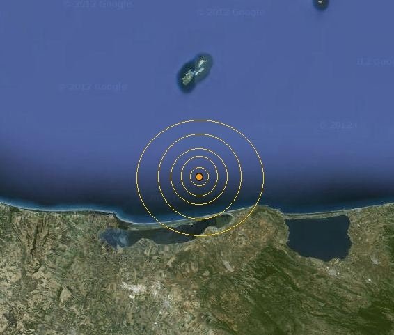 Scossa sismica in mare, avvertita su Nord Gargano