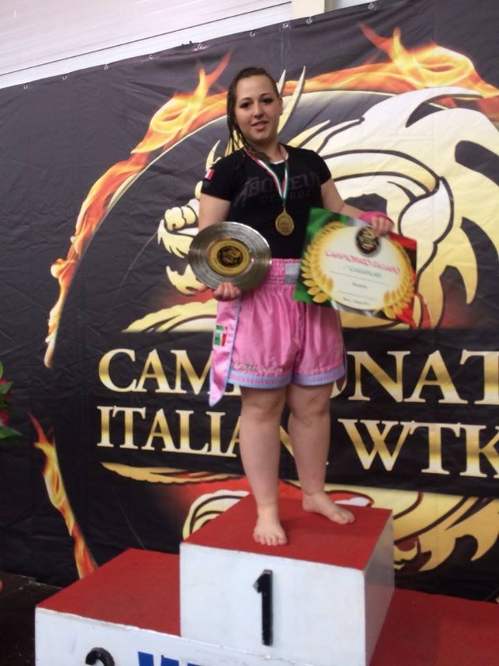 Milena Di Pardo Campionessa Italiana Low Kick WTKA