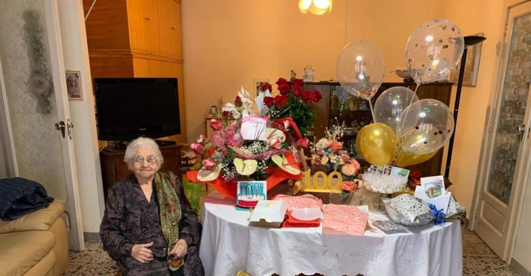 Auguri a Raffaela Contessa che compie 100 anni