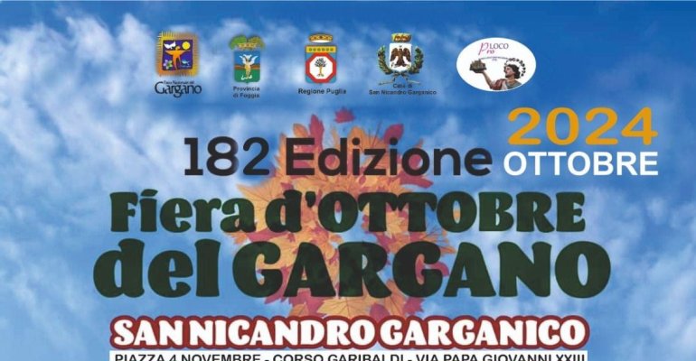 Fiera d'ottobre 2024 ecco la data