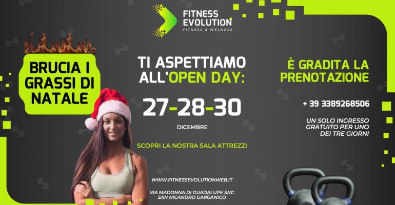 Open day alla Fitness Evolution