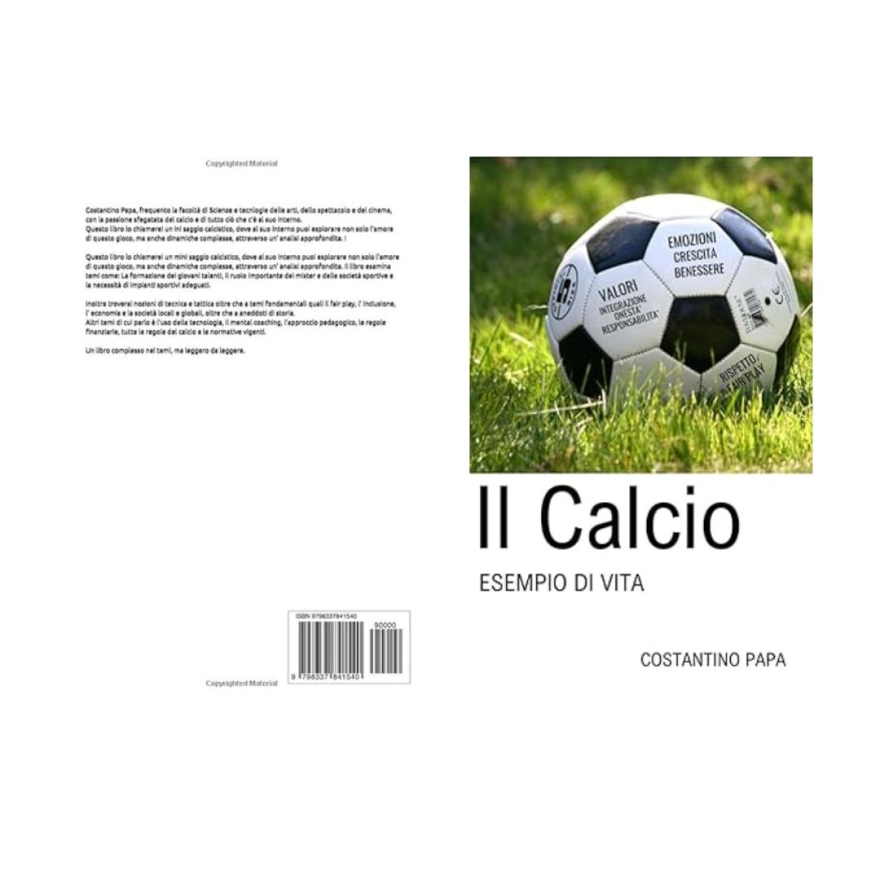 Il Calcio esempio di vita, il nuovo libro di Costantino Papa